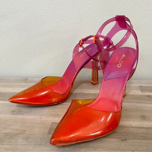 Aldo Size 7.5 Solara Strappy Heels - Picture 3 of 9